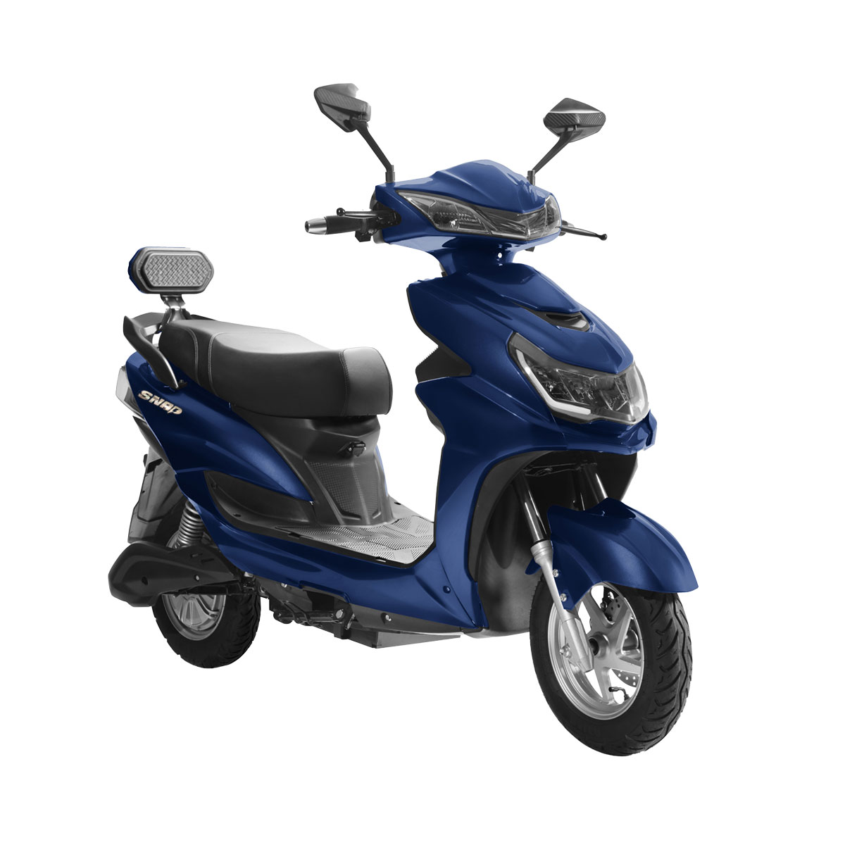 snap electric scooter azure blue side snap electric scooter azure blue side